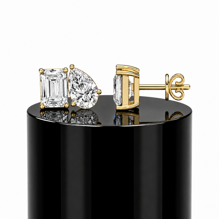 Toi et Moi Diamond Studs