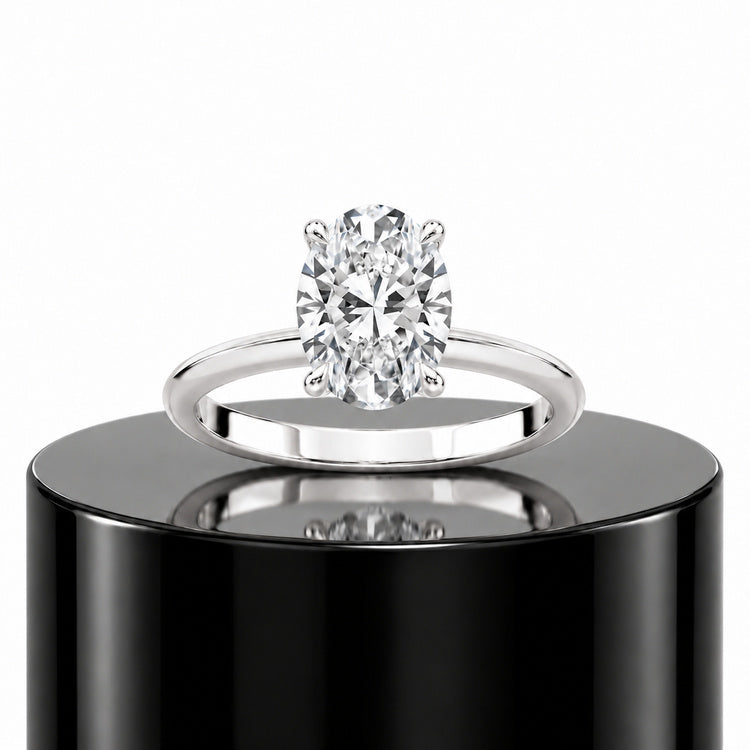2ct Oval Solitaire Ring