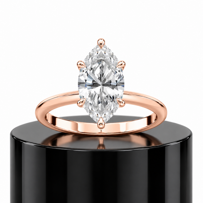 2ct Marquise Solitaire Ring