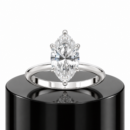 2ct Marquise Solitaire Ring