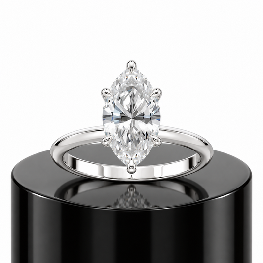 2ct Marquise Solitaire Ring