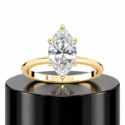 2ct Marquise Solitaire Ring