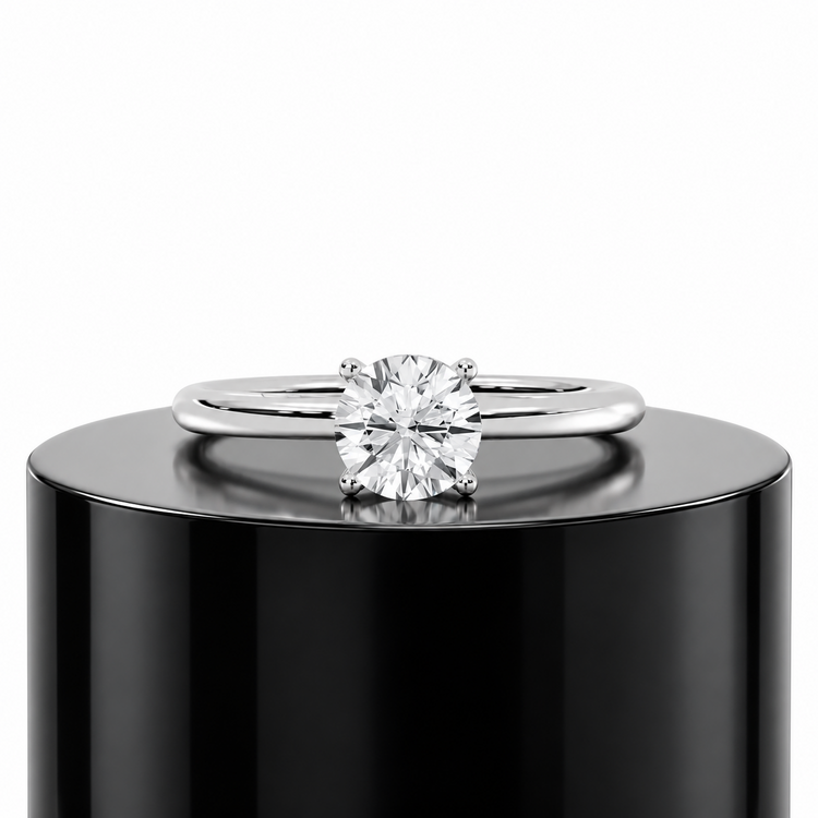 Round Solitaire Ring