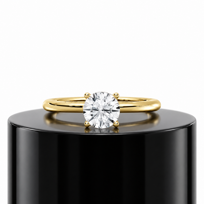 Round Solitaire Ring