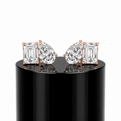 Toi et Moi Diamond Studs