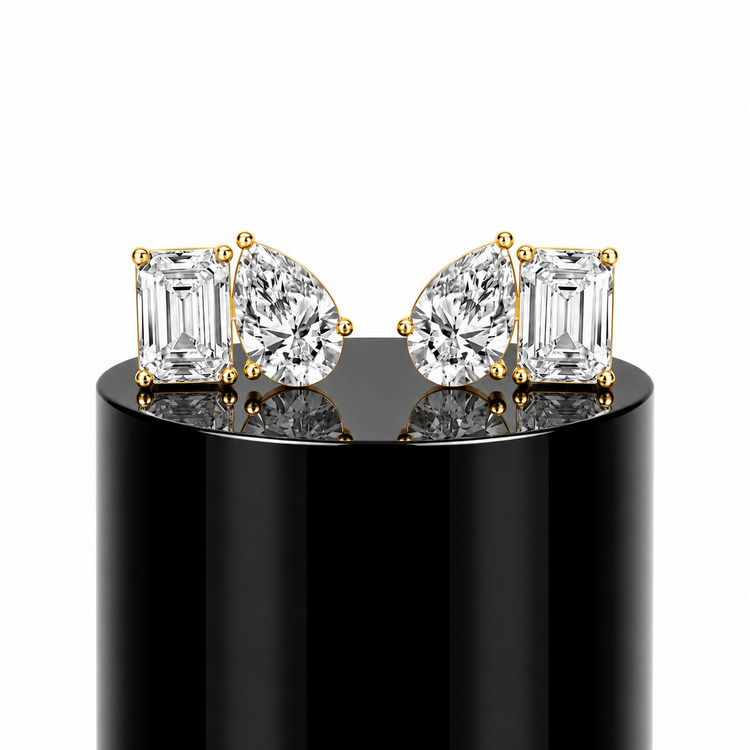 Toi et Moi Diamond Studs