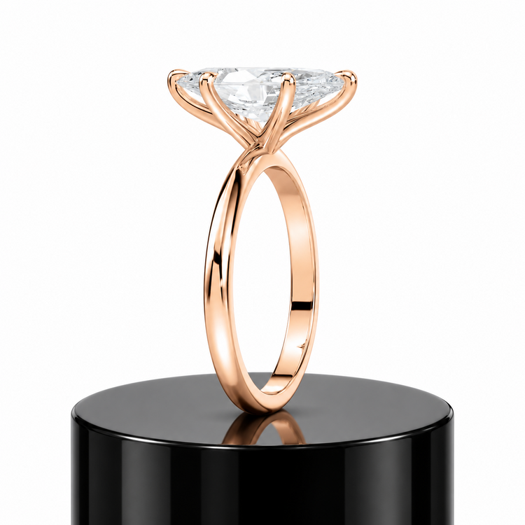 2ct Marquise Solitaire Ring