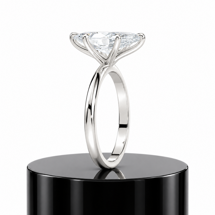 2ct Marquise Solitaire Ring