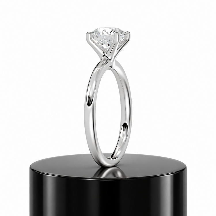 Round Solitaire Ring