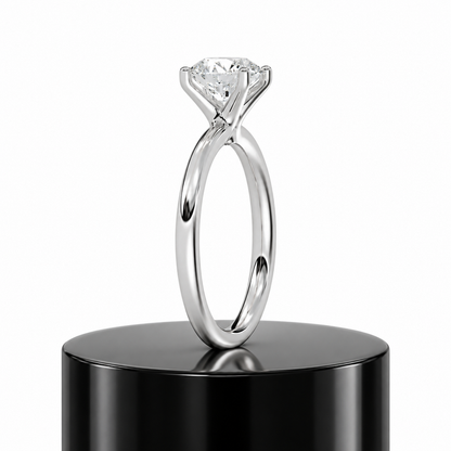 Round Solitaire Ring