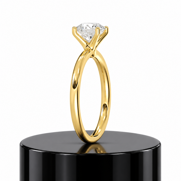 Round Solitaire Ring