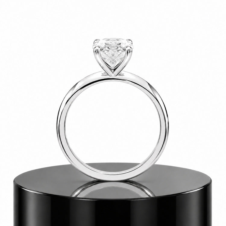 2ct Oval Solitaire Ring