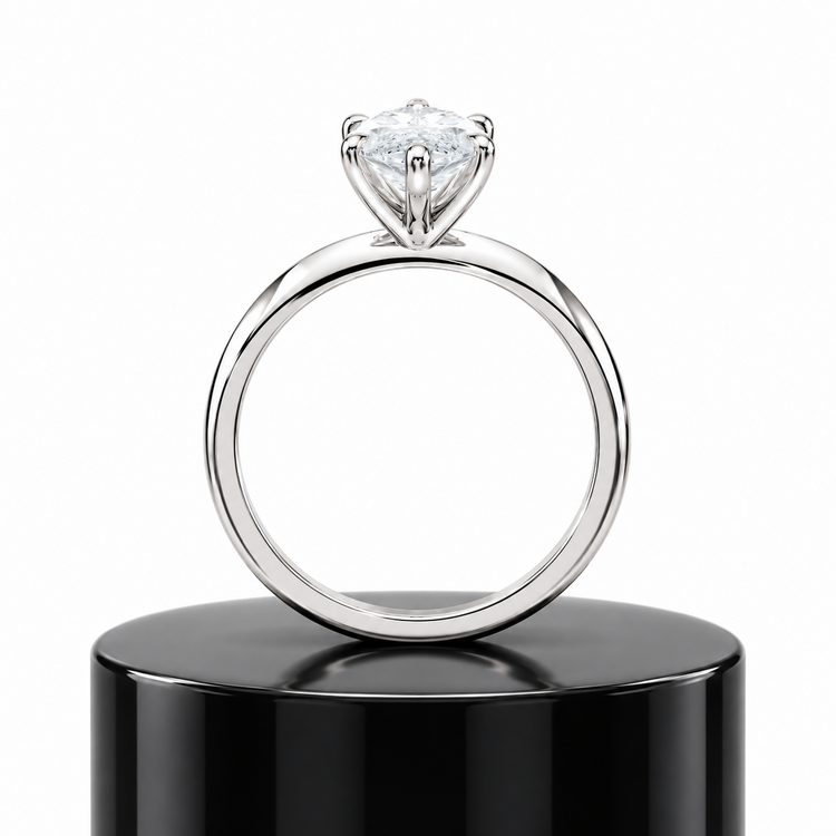 2ct Marquise Solitaire Ring