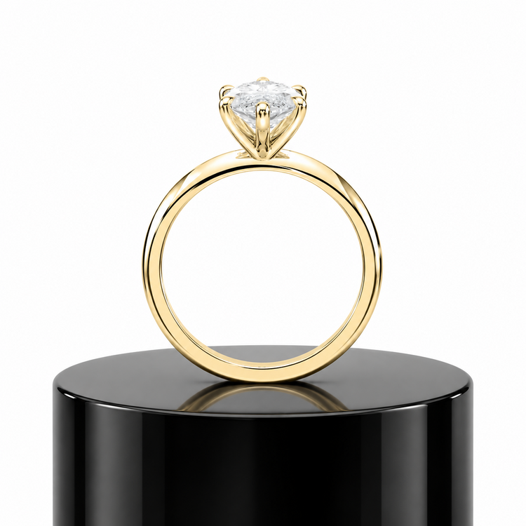 2ct Marquise Solitaire Ring