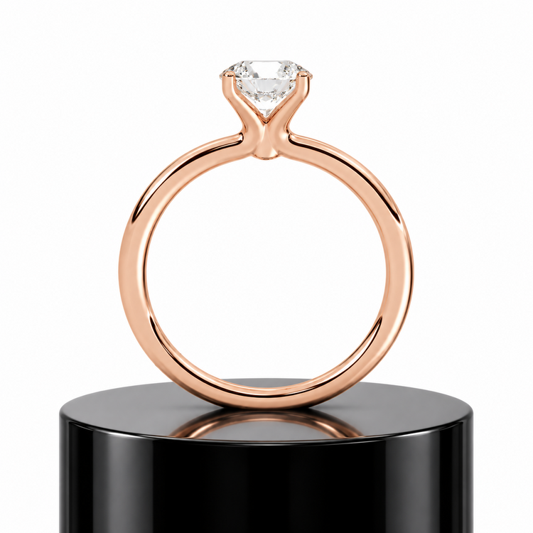 Round Solitaire Ring