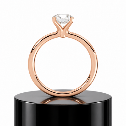 Round Solitaire Ring