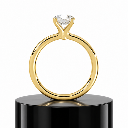 Round Solitaire Ring