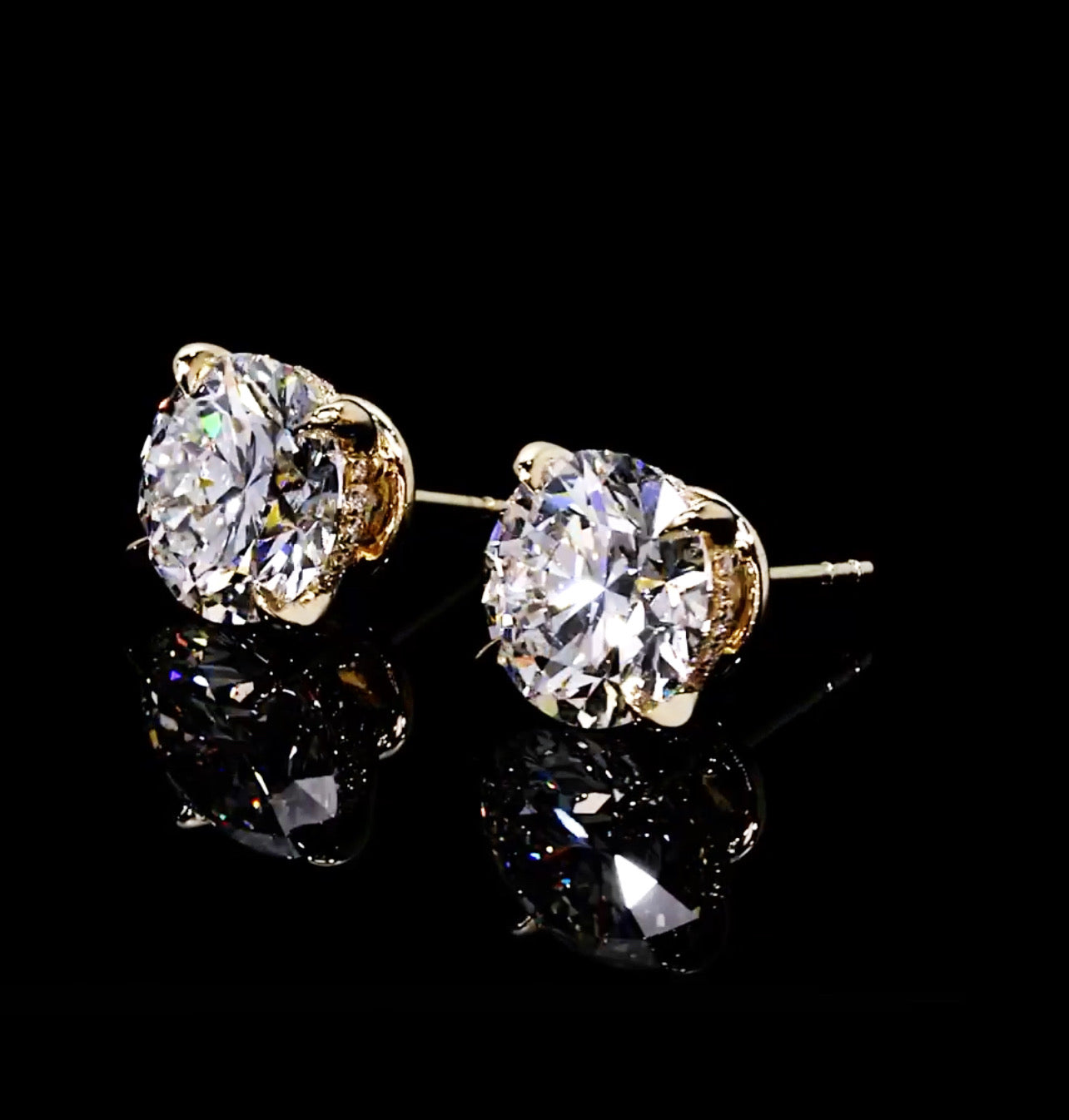 Diamond Studs + Cluster