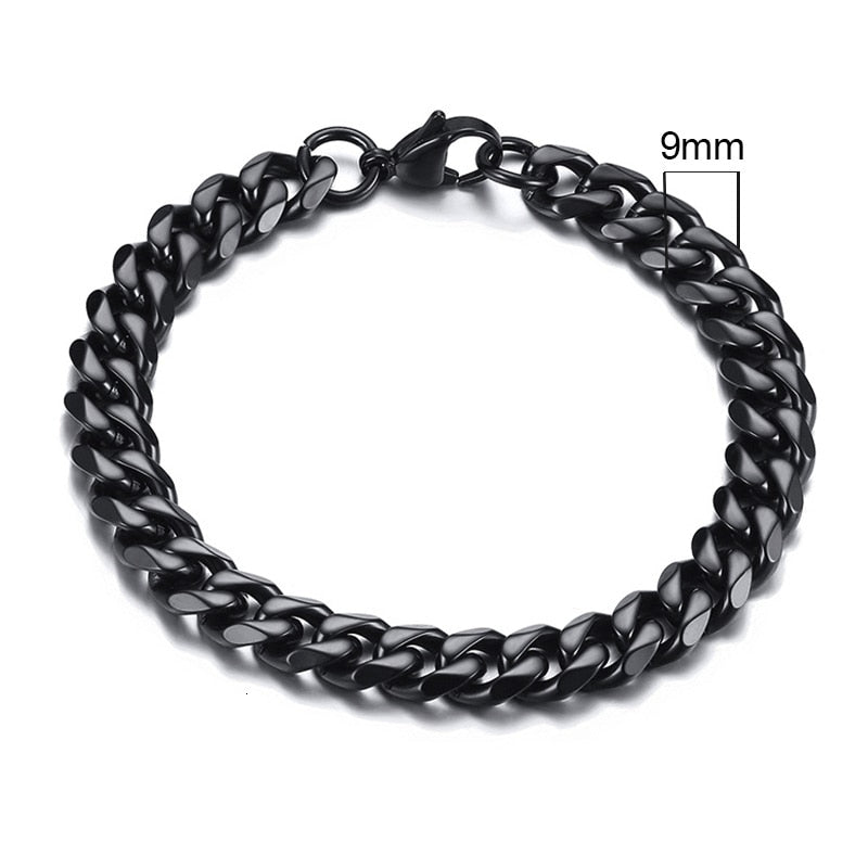 Cuban Link Bracelet 3mm - 7mm