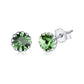 Round Birthstone Earrings