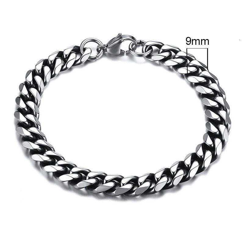 Cuban Link Bracelet 3mm - 7mm