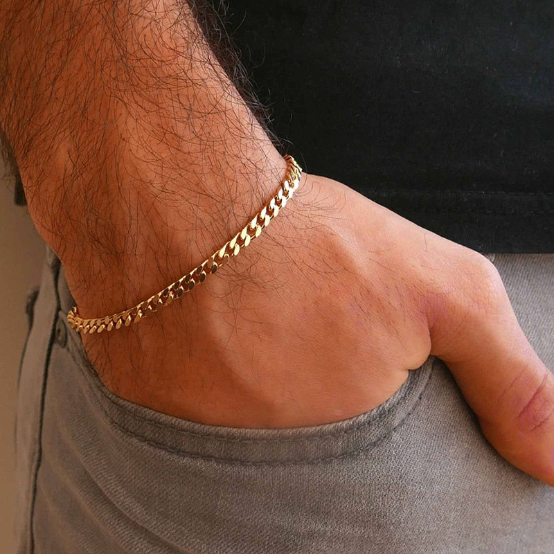 Cuban Link Bracelet 3mm - 7mm