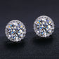 VVS Round With Cluster Earrings