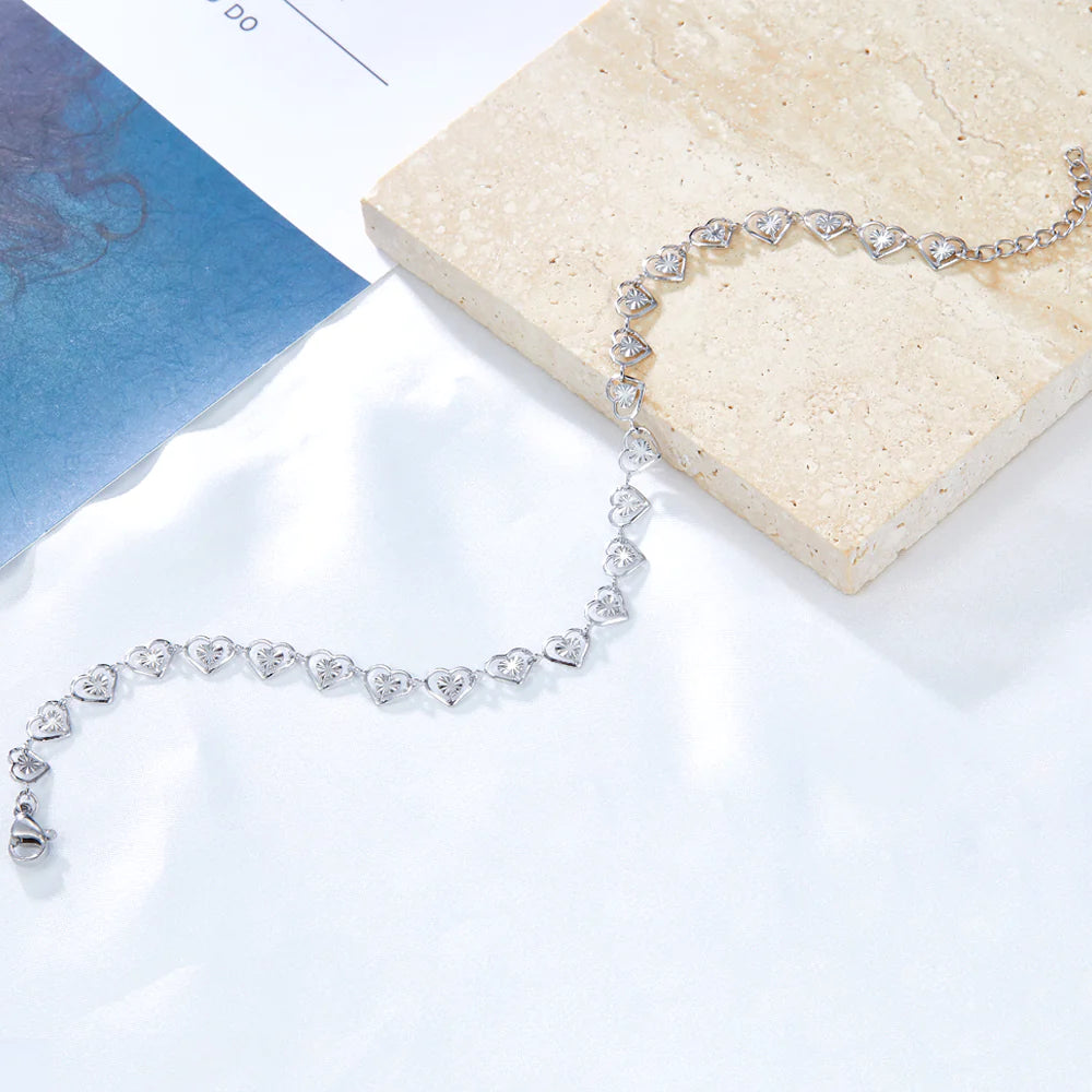 Heart Link Anklet