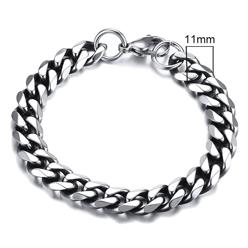 Cuban Link Bracelet 3mm - 7mm