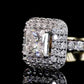 Layered Princess Ring DEF COLOUR VVS