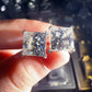 VVS Square Princess Cut Earrings