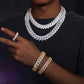 16mm Diamond Cuban Link Chain