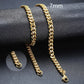 3mm - 7mm Cuban Chain Necklace