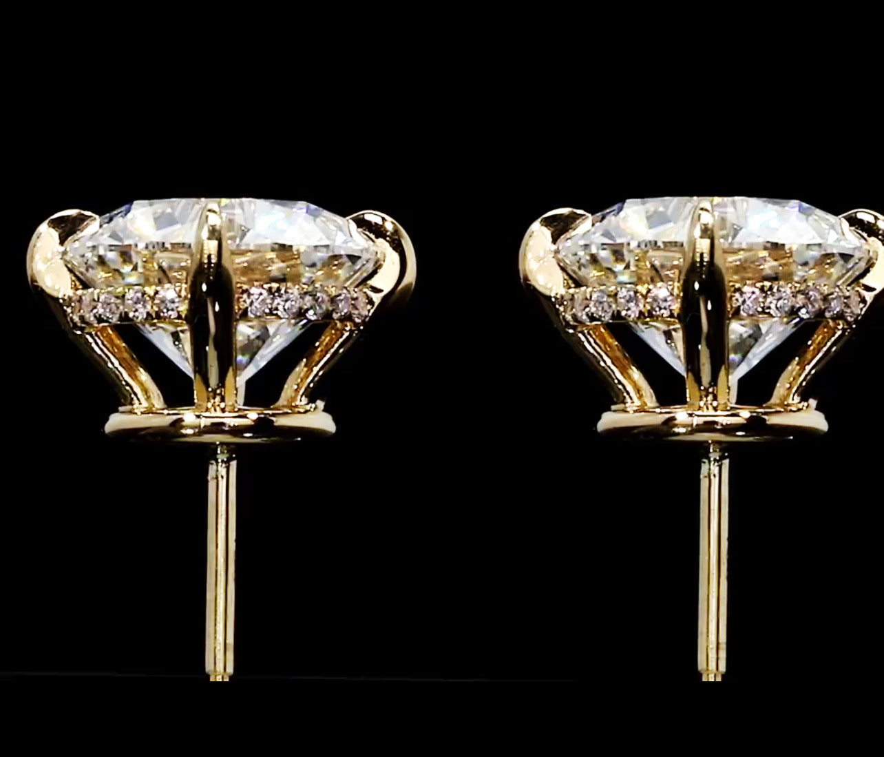 Diamond Studs + Cluster