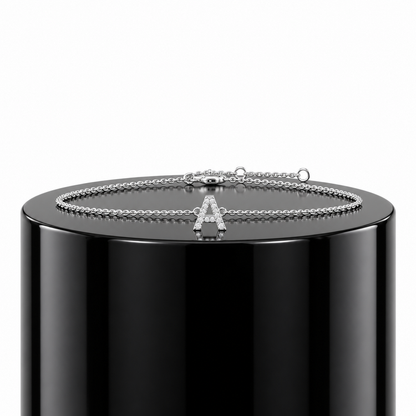 Diamond Initial Bracelet