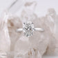 KATE 2.0 – 4 CLAW 2CT OVAL SOLITAIRE F COLOUR VVS2