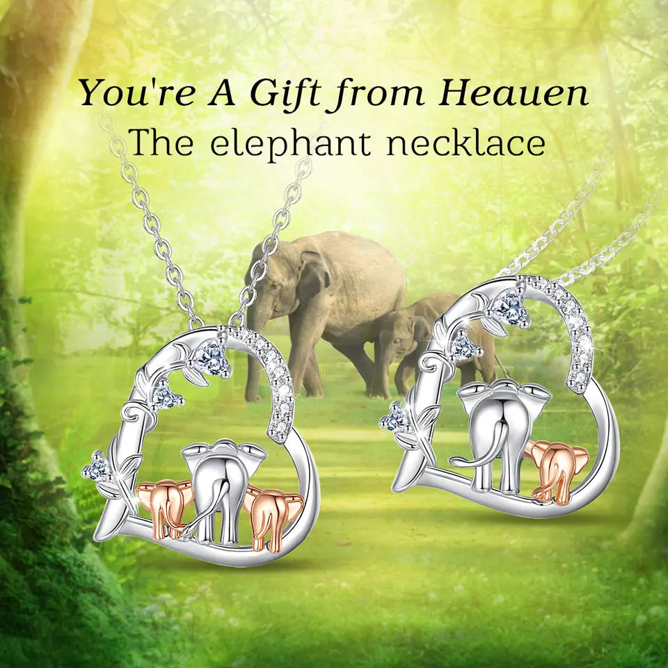 Mum Elephant Pendant