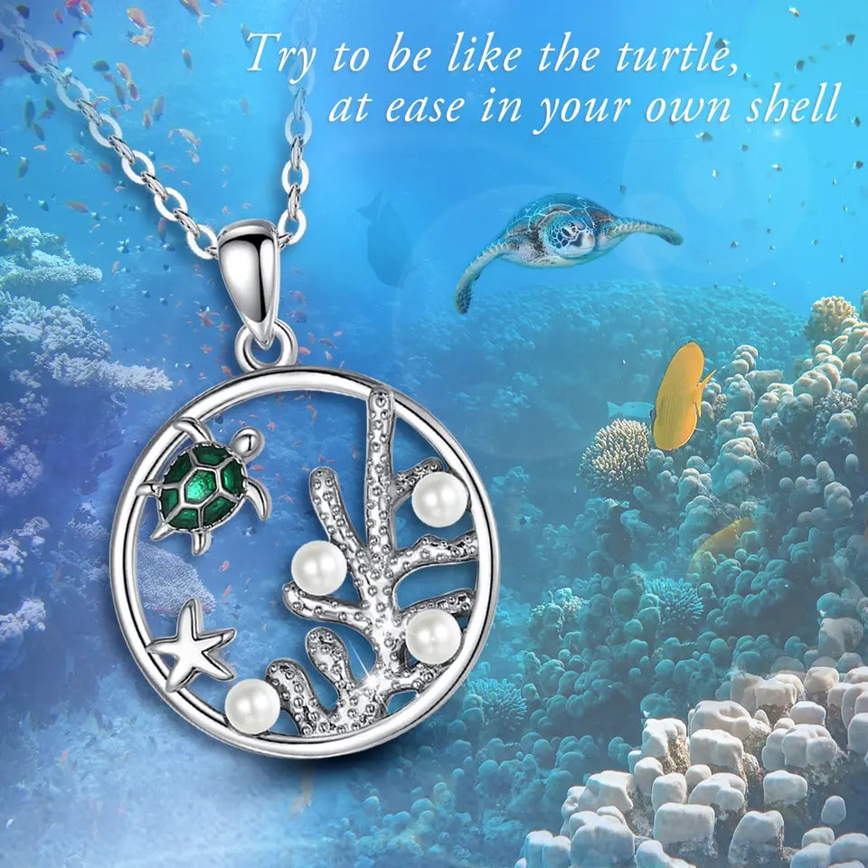 Green Turtle Pendant