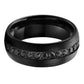 Black Diamond Tungsten Ring