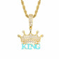 VVS King Crown Glow in the Dark Pendant