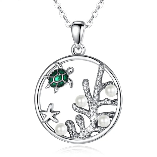 Green Turtle Pendant