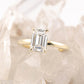 EMMA 2.0 – 4 CLAW 2CT EMERALD CUT SOLITAIRE