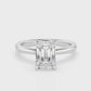EMMA 2.0 – 4 CLAW 2CT EMERALD CUT SOLITAIRE