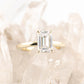EMMA 2.0 – 4 CLAW 2CT EMERALD CUT SOLITAIRE