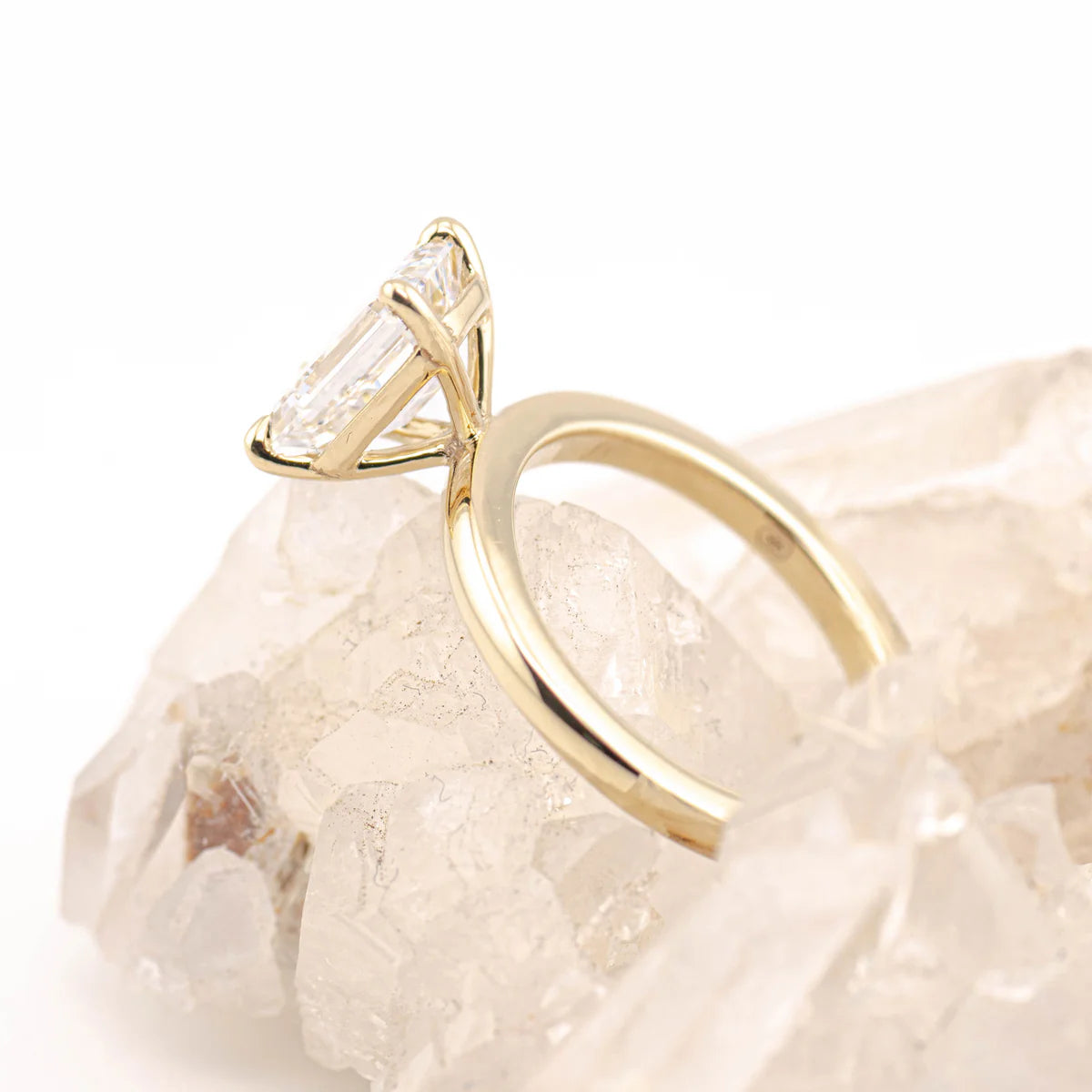 EMMA 2.0 – 4 CLAW 2CT EMERALD CUT SOLITAIRE