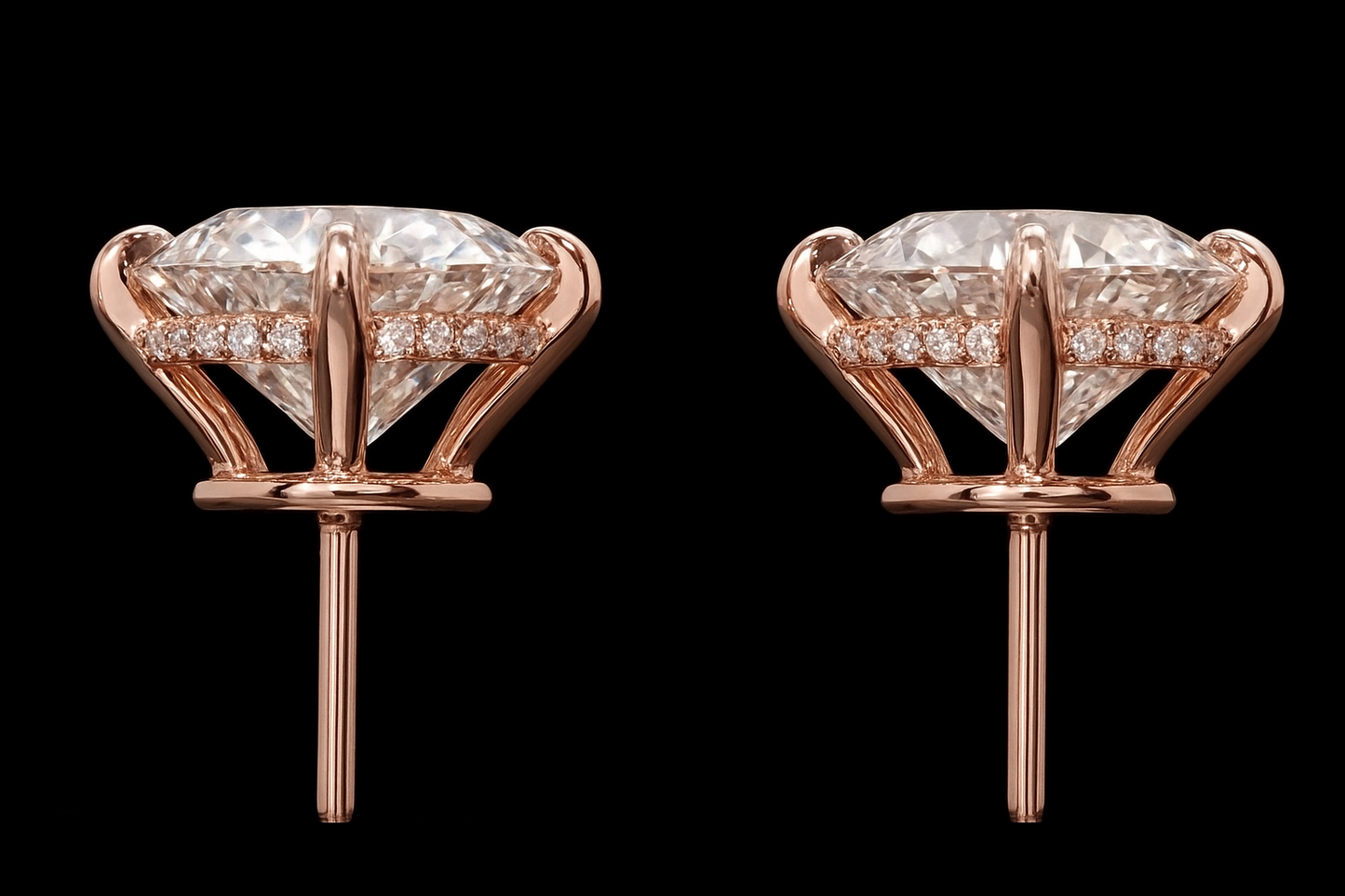 Diamond Studs + Cluster