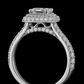 Layered Princess Ring DEF COLOUR VVS