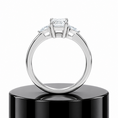 Emerald Trilogy Diamond Ring