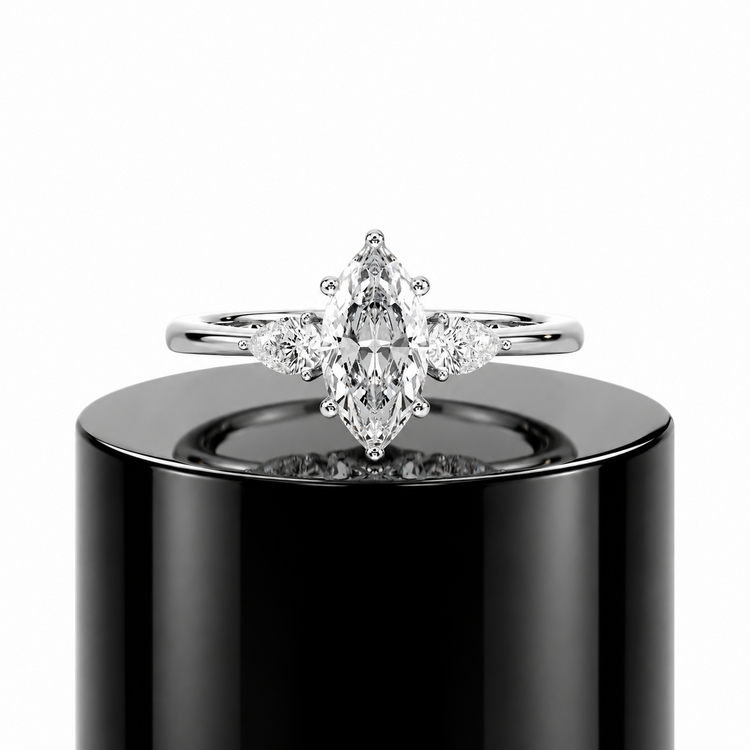 Marquise Trilogy Diamond Ring