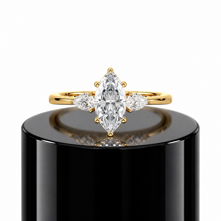 Marquise Trilogy Diamond Ring
